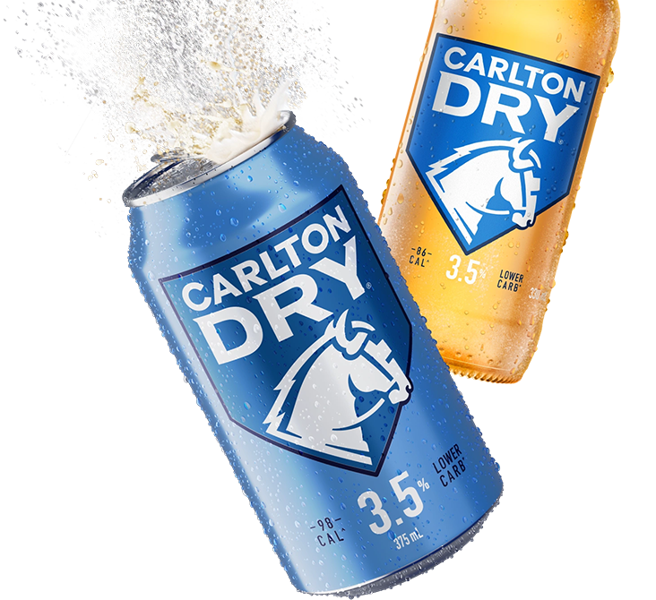 Carlton Dry 3.5% Cans